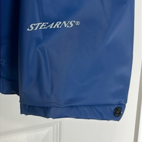 Vintage Stearns Dry Wear Mens Wateeprrof Rain Coat Jacket Blue Size Medium - Picture 3 of 15